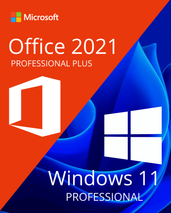 Windows 11 Professional + Office 2021 Professional Plus – Bundle