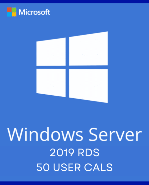 Windows Server 2019 Remote Desktop Services – 50 User CALs Certificate
